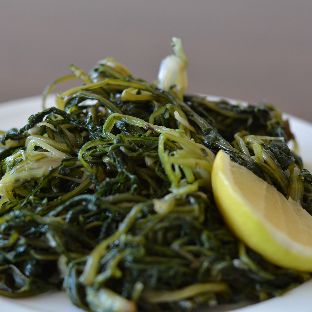 Seasonal wild greens